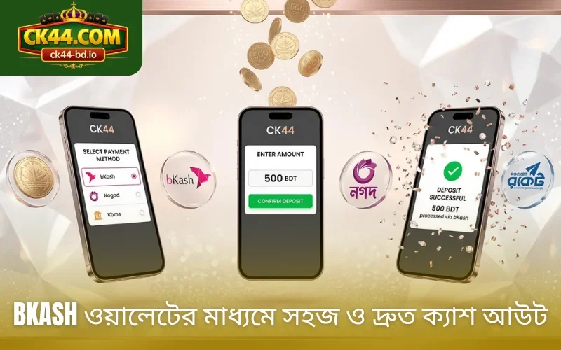 bKash ওয়ালেটের মাধ্যমে সহজ ও দ্রুত ক্যাশ আউট
