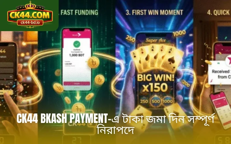 CK44 bKash payment-এ টাকা জমা দিন সম্পূর্ণ নিরাপদে