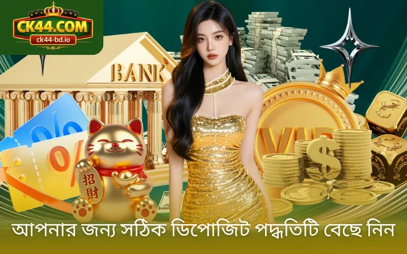 আপনার জন্য সঠিক ডিপোজিট পদ্ধতিটি বেছে নিন