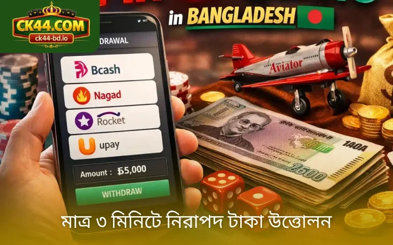 মাত্র ৩ মিনিটে নিরাপদ টাকা উত্তোলন